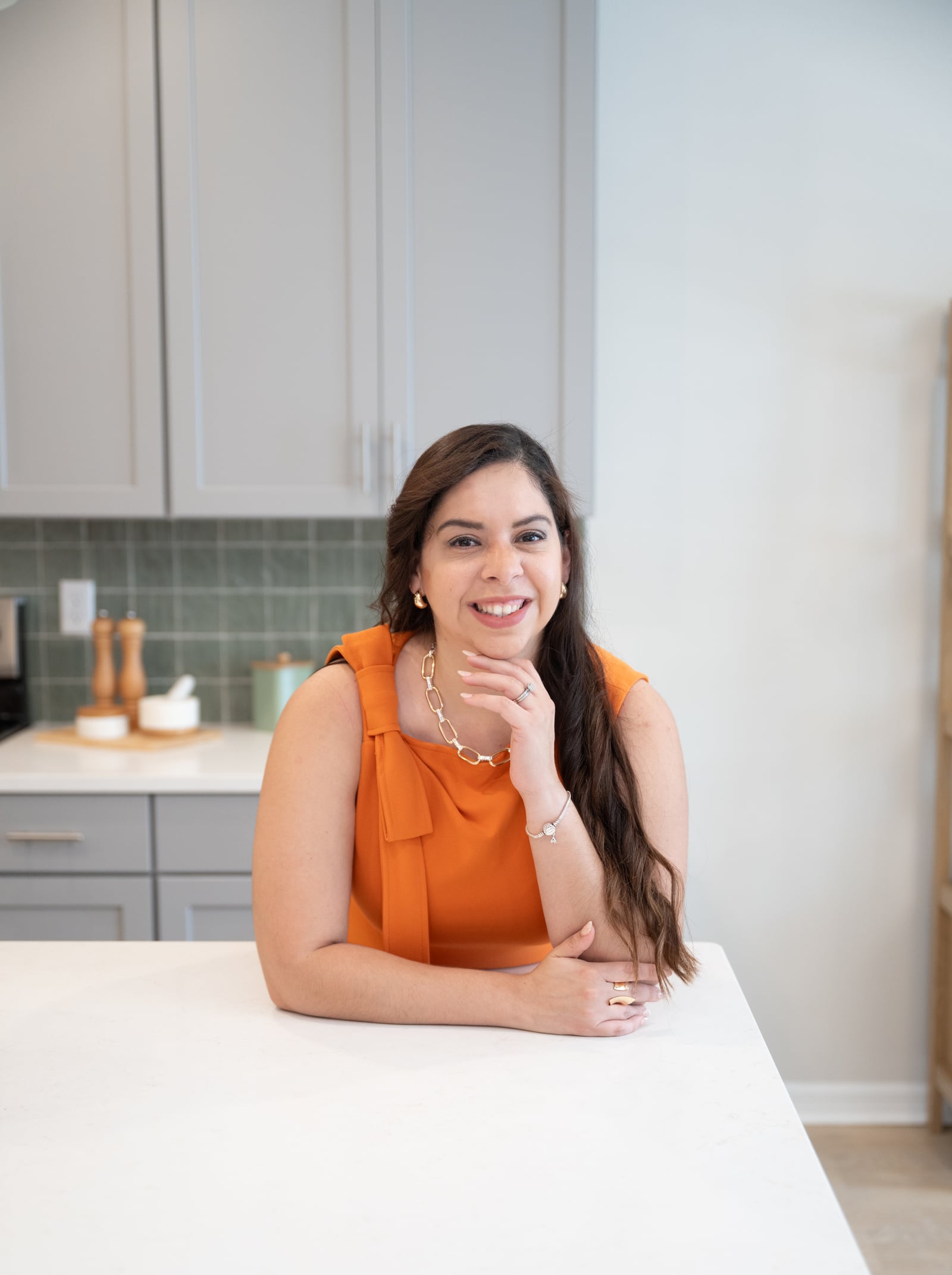 Cocina de casa modelo